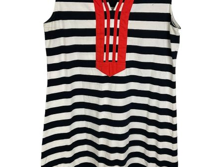 Striped Pattern Dress Designer Clothes Mentor, Size M Cheap