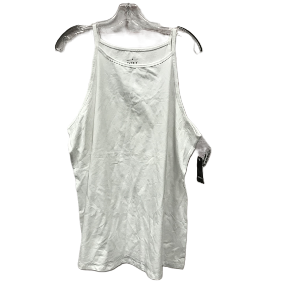 White Tank Top By Torrid, Size: 4x Cheap