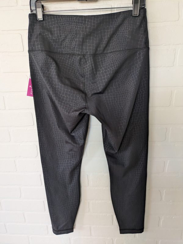 Black Athletic Leggings 90 Degrees By Reflex, Size 12 on Sale