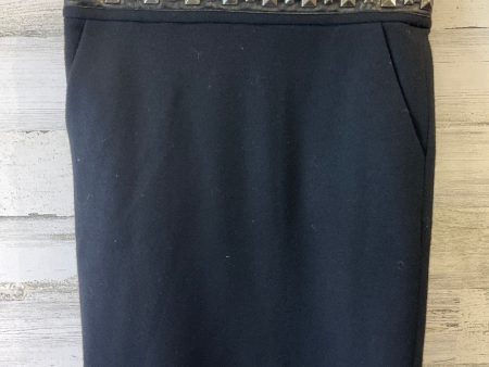 Black Skirt Designer Tory Burch, Size 4 Discount