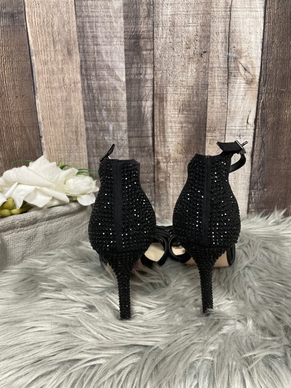 Black Sandals Heels Stiletto Jessica Simpson, Size 8.5 Online