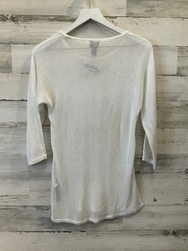 White Top Long Sleeve Chicos, Size S Sale