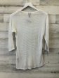 White Top Long Sleeve Chicos, Size S Sale