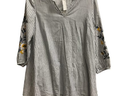 Striped Pattern Top Long Sleeve J. Jill, Size S Hot on Sale