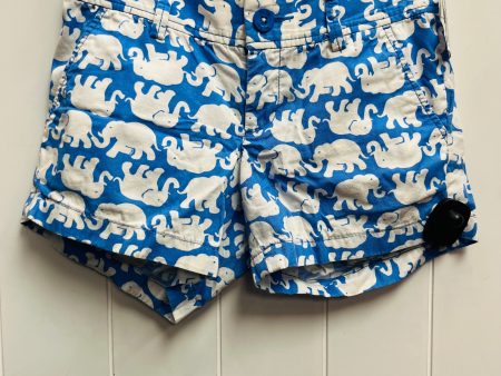 Blue & White Shorts Lilly Pulitzer, Size Xxs Online Hot Sale