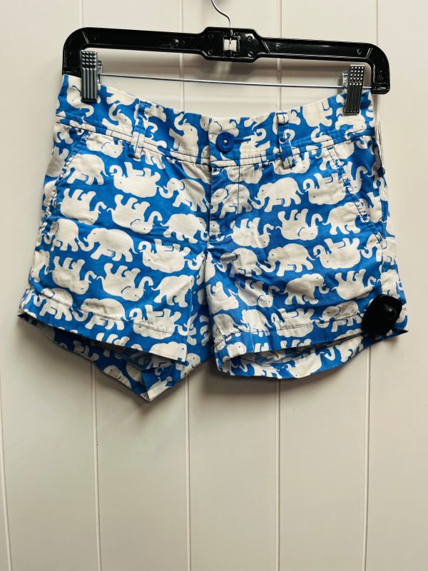 Blue & White Shorts Lilly Pulitzer, Size Xxs Online Hot Sale