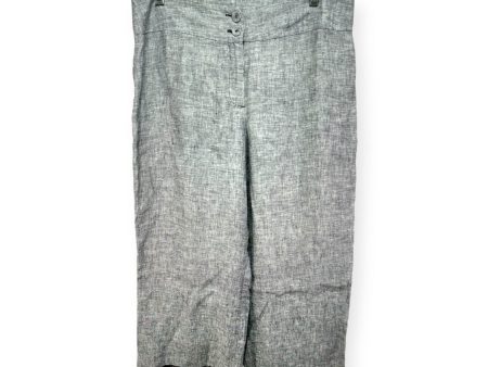 Grey Pants Linen Nic + Zoe, Size 10 Online Hot Sale