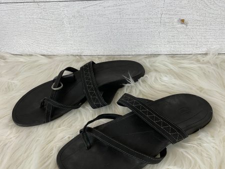 Black Sandals Flip Flops Chacos, Size 9 For Discount