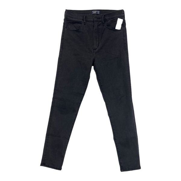 Black Jeans Skinny Abercrombie And Fitch, Size 10 Online Sale