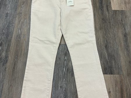 Tan Jeans Straight Oliver Logan, Size 8 on Sale