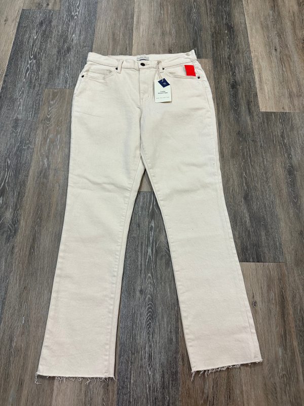 Tan Jeans Straight Oliver Logan, Size 8 on Sale