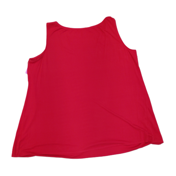 Red Top Sleeveless Basic By Eileen Fisher, Size: 1x Online