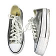 Silver Shoes Sneakers Platform By Converse, Size: 5.5 For Discount