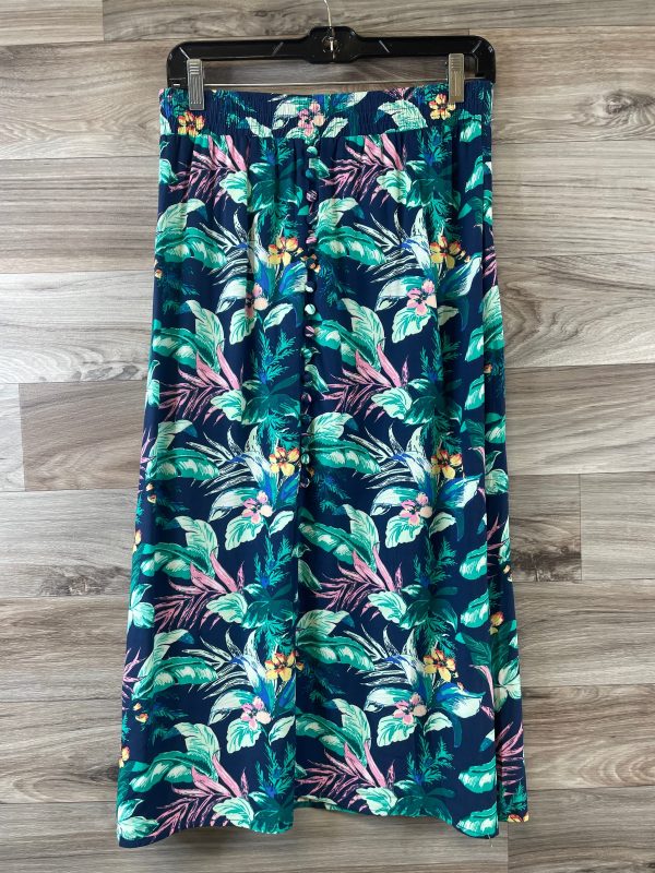 Tropical Print Skirt Maxi Loft, Size Xs Fashion