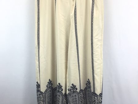 Black & Cream Pants Lounge Shein, Size L Discount