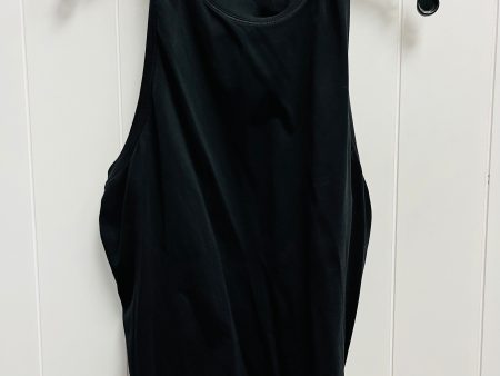 Black Athletic Tank Top Athleta, Size L Hot on Sale