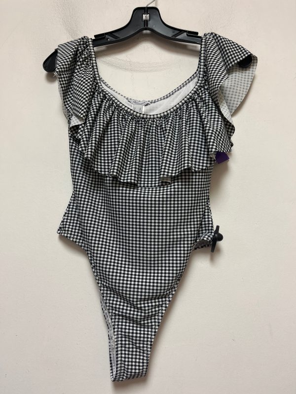 Checkered Pattern Swimsuit Revamped, Size M Supply