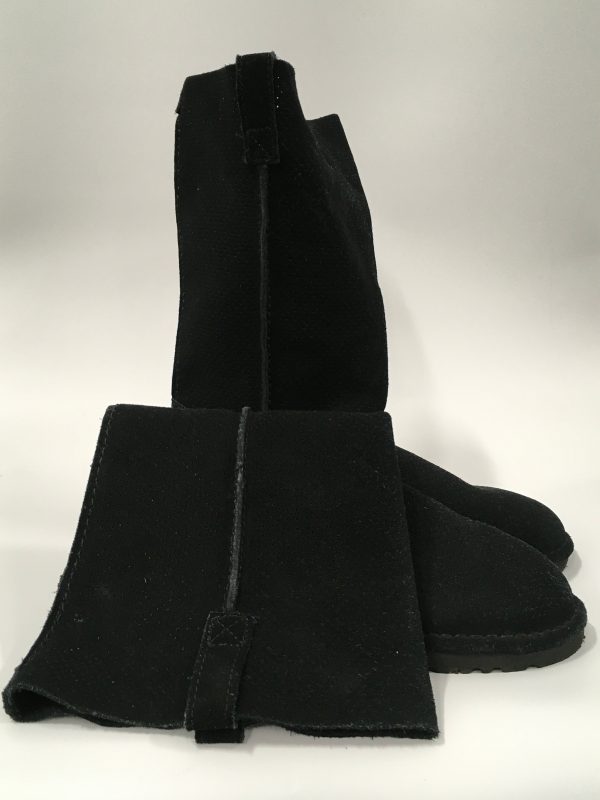 Black Boots Mid-calf Flats Ugg, Size 8 Online now