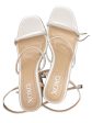 White Sandals Heels Wedge Xoxo, Size 8 Fashion