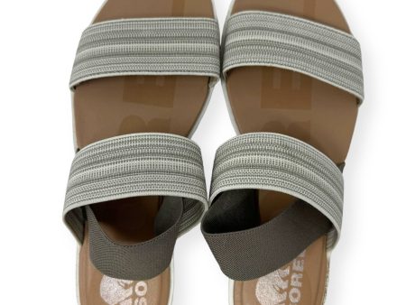 Cream Sandals Flats Sorel, Size 8 For Sale