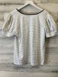 Striped Pattern Top Short Sleeve Karl Lagerfeld, Size L Discount