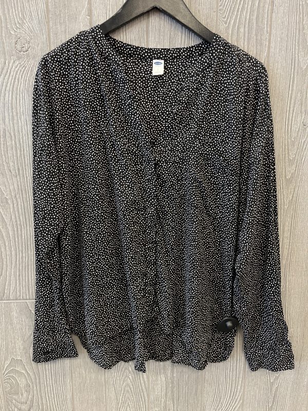 Blouse Long Sleeve By Old Navy  Size: L Hot on Sale