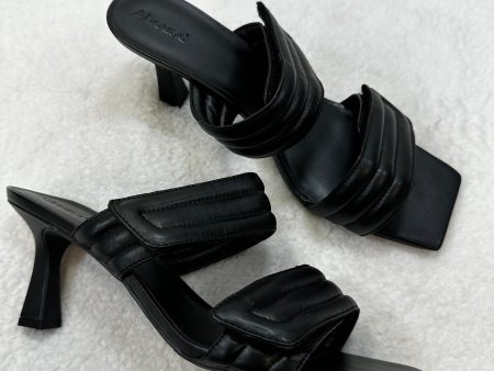 Black Sandals Heels Stiletto Abound, Size 12 For Cheap