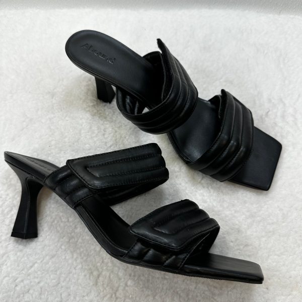 Black Sandals Heels Stiletto Abound, Size 12 For Cheap