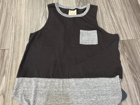 Black & Grey Tank Top Clothes Mentor, Size S Online Hot Sale