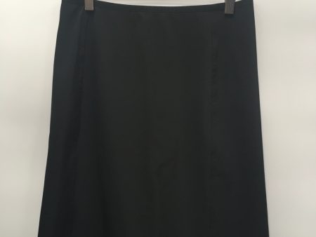 Black Skirt Midi Adrienne Vittadini, Size 8 Online Hot Sale