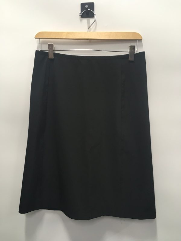 Black Skirt Midi Adrienne Vittadini, Size 8 Online Hot Sale