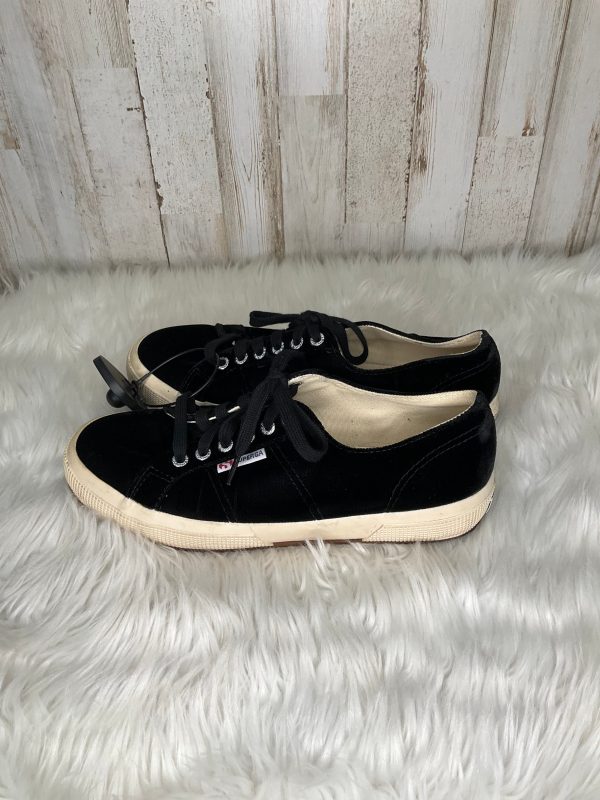 Black & Cream Shoes Sneakers Superga, Size 9 Supply