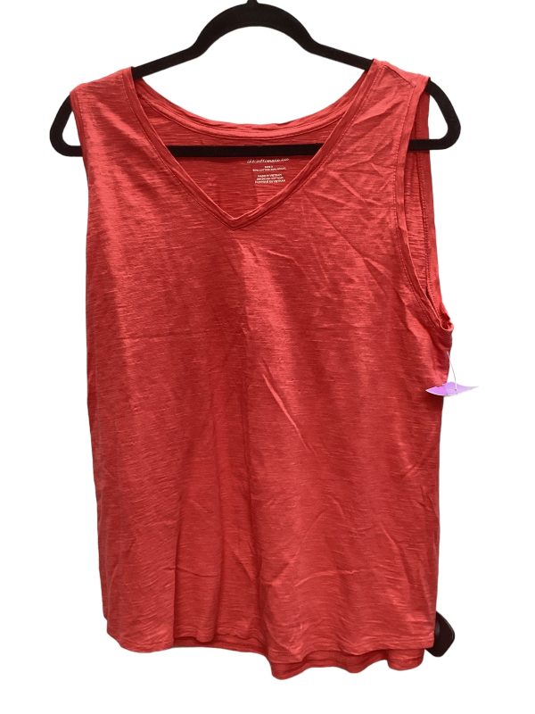 Red Top Sleeveless Basic Chicos, Size 3 Online Sale