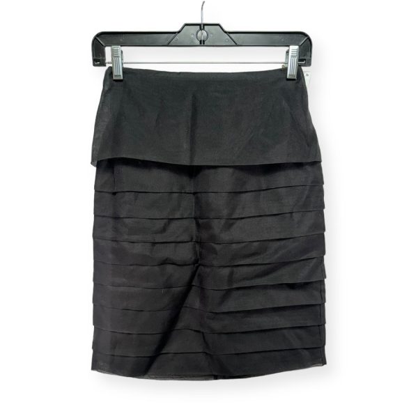 Silk Black Skirt Mini & Short Etcetra, Size 0 Discount