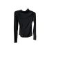 Black Athletic Top Long Sleeve Crewneck Lululemon, Size 2 Online Sale