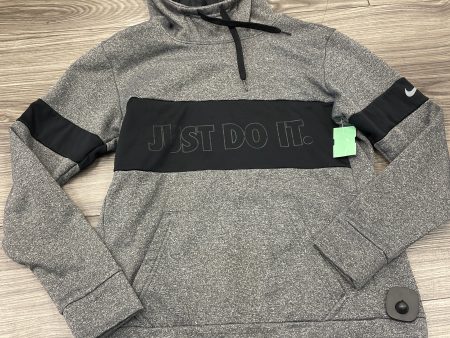 Black & Grey Athletic Sweatshirt Hoodie Nike, Size S on Sale