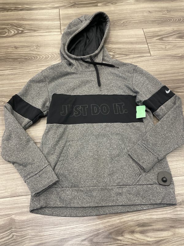 Black & Grey Athletic Sweatshirt Hoodie Nike, Size S on Sale