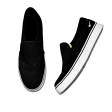 Black Shoes Flats By Vans, Size: 10 Sale