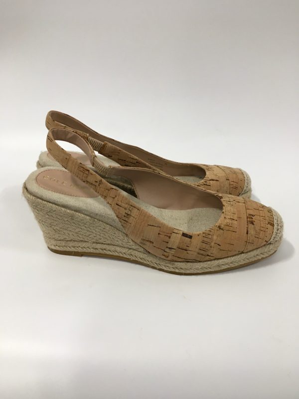 Tan Shoes Heels Wedge Cole-haan, Size 9 Online Hot Sale