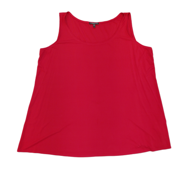 Red Top Sleeveless Basic By Eileen Fisher, Size: 1x Online