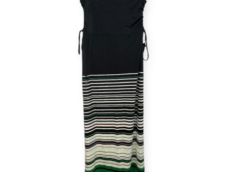 Striped Pattern Dress Casual Maxi White House Black Market, Size S Online Hot Sale