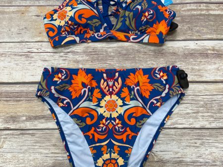 Floral Print Swimsuit 2pc Cupshe, Size M For Sale