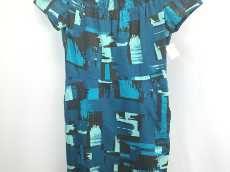 Black & Blue Dress Casual Midi Calvin Klein, Size M Discount