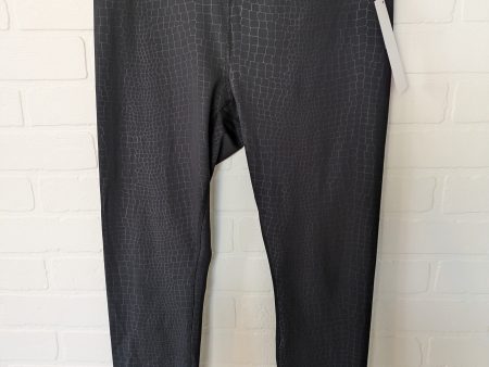 Black Athletic Leggings 90 Degrees By Reflex, Size 12 on Sale