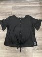 Black Blouse Short Sleeve Ny Collection, Size 3x Online Sale