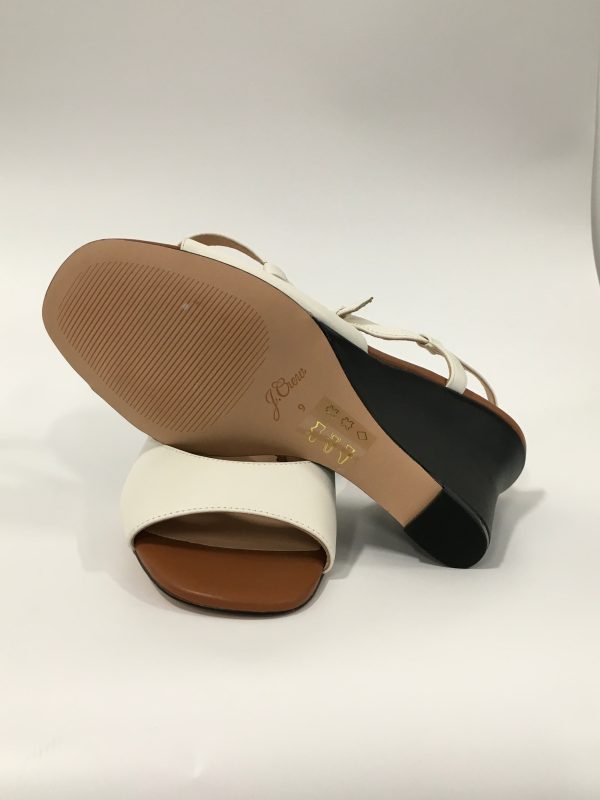 White Shoes Heels Wedge J. Crew, Size 9 Hot on Sale