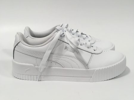 White Shoes Sneakers Puma, Size 6 Fashion